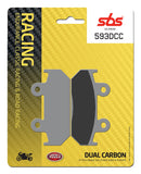 SBS FRICTION - Dual Carbon Classic Front Brake Pads (Track Use) - 593DCC-