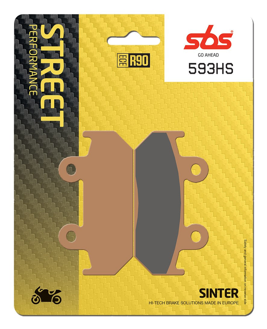 SBS FRICTION - Sinter Front Brake Pads - 593HS-
