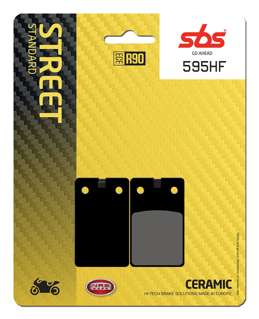 SBS FRICTION - Ceramic Front / Rear Brake Pads (SBS 132) - 595HF-