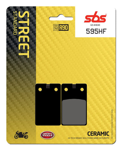 SBS FRICTION - Ceramic Front / Rear Brake Pads (SBS 132) - 595HF-