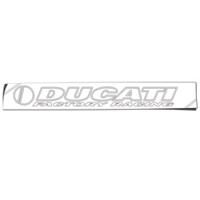 STICKER RACING D/CUT - DUCATI, WHITE 930 X 110