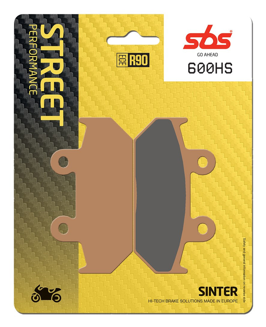 SBS FRICTION - Sinter Front Brake Pads - 600HS-