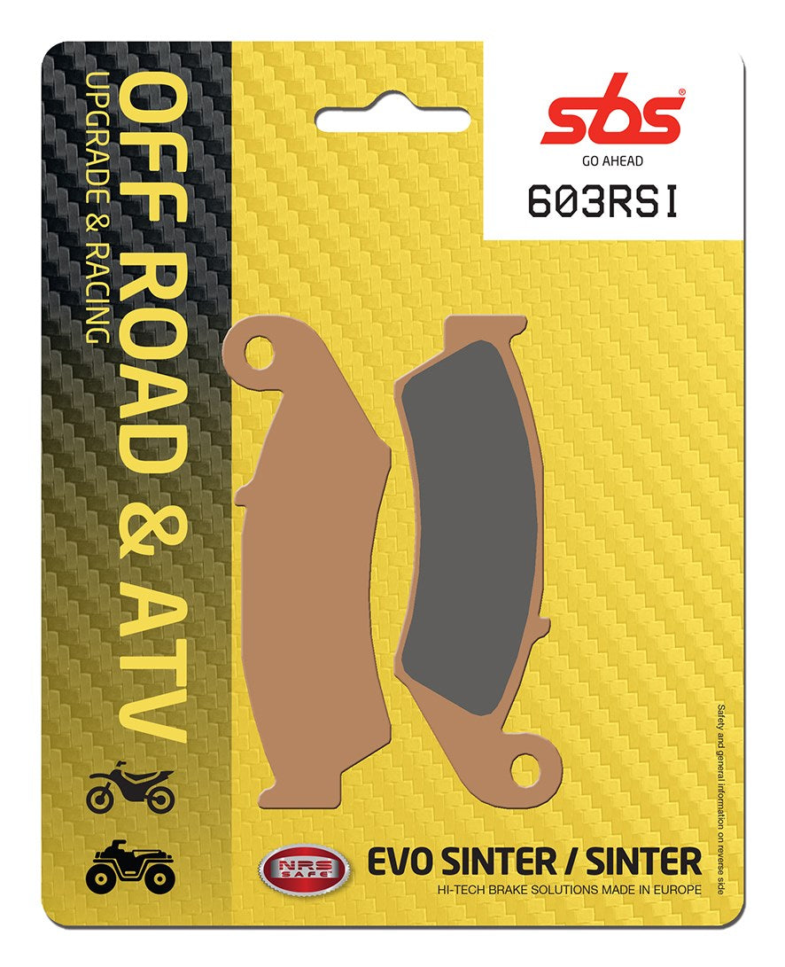 SBS FRICTION - Racing Sinter Off Road Front Brake Pads (SBS 139) - 603RSI-