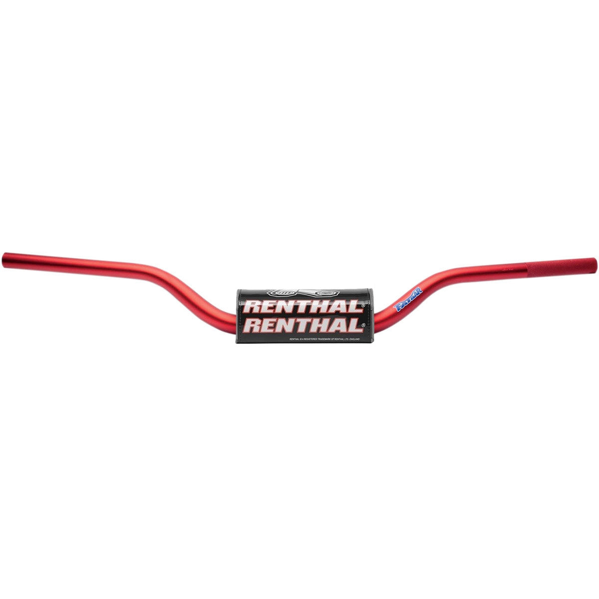 RENTHAL FATBAR H/BAR RC/OEM HONDA/KAWASAKI RED W/BAR PAD (604-01-RD)