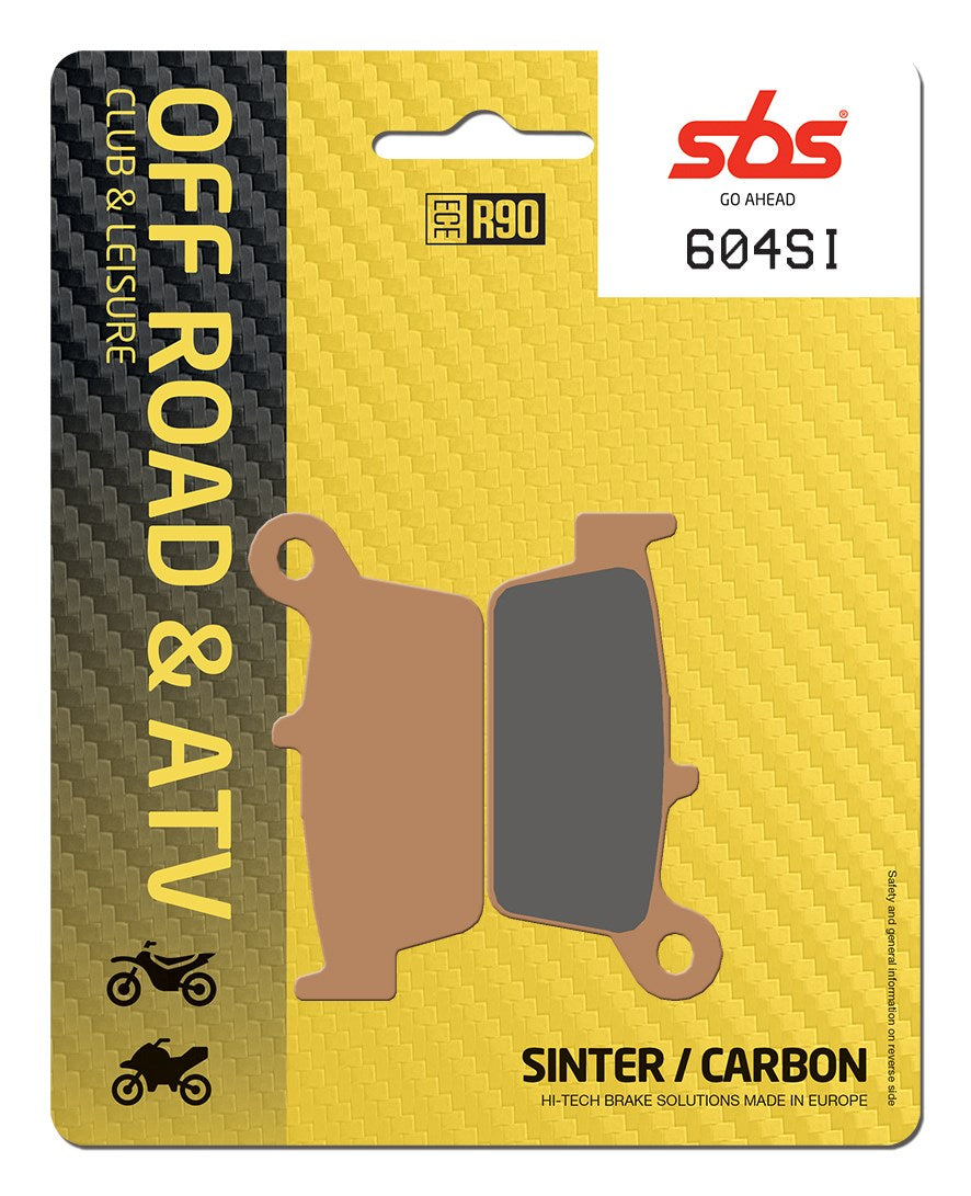 SBS FRICTION - Sinter Off Road Rear Brake Pads (SBS 144) - 604SI-