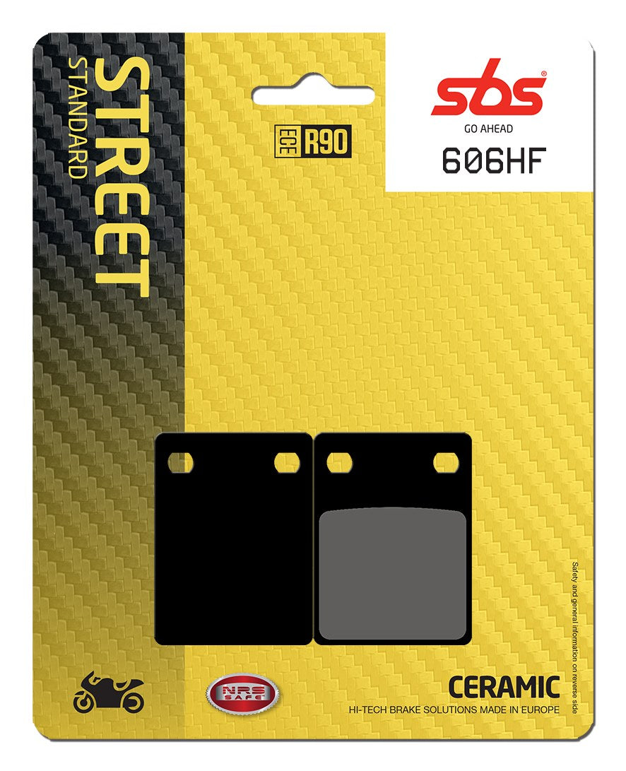 SBS FRICTION - Ceramic Front / Rear Brake Pads - 606HF-