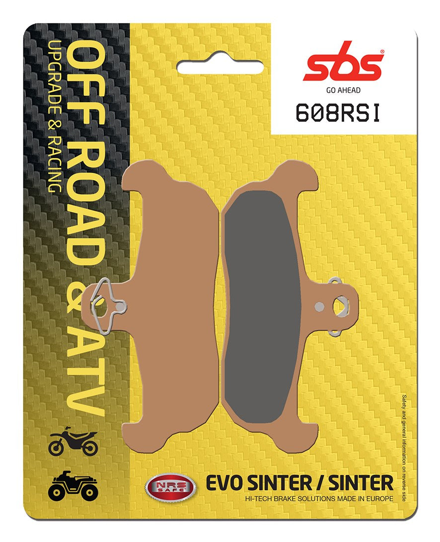 SBS FRICTION - Racing Sinter Off Road Front Brake Pads - 608RSI-