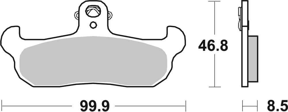 SBS FRICTION - Sinter Off Road Front Brake Pads - 608SI-