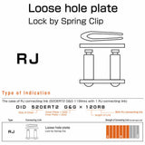 D.I.D Conlinks - 420NZ2 RJ Clip - Gold