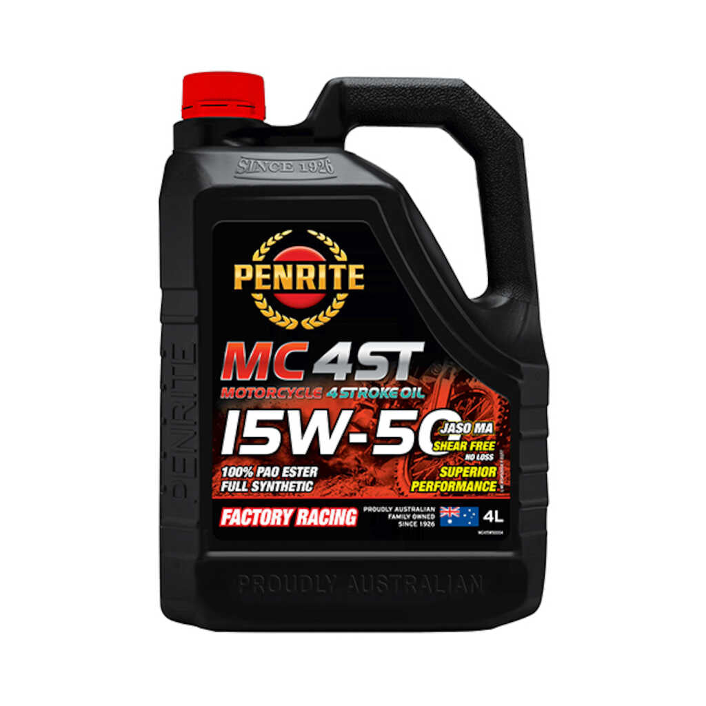 Penrite MC-4ST 15W-50 Full Synthetic 4 Stroke Oil 4L