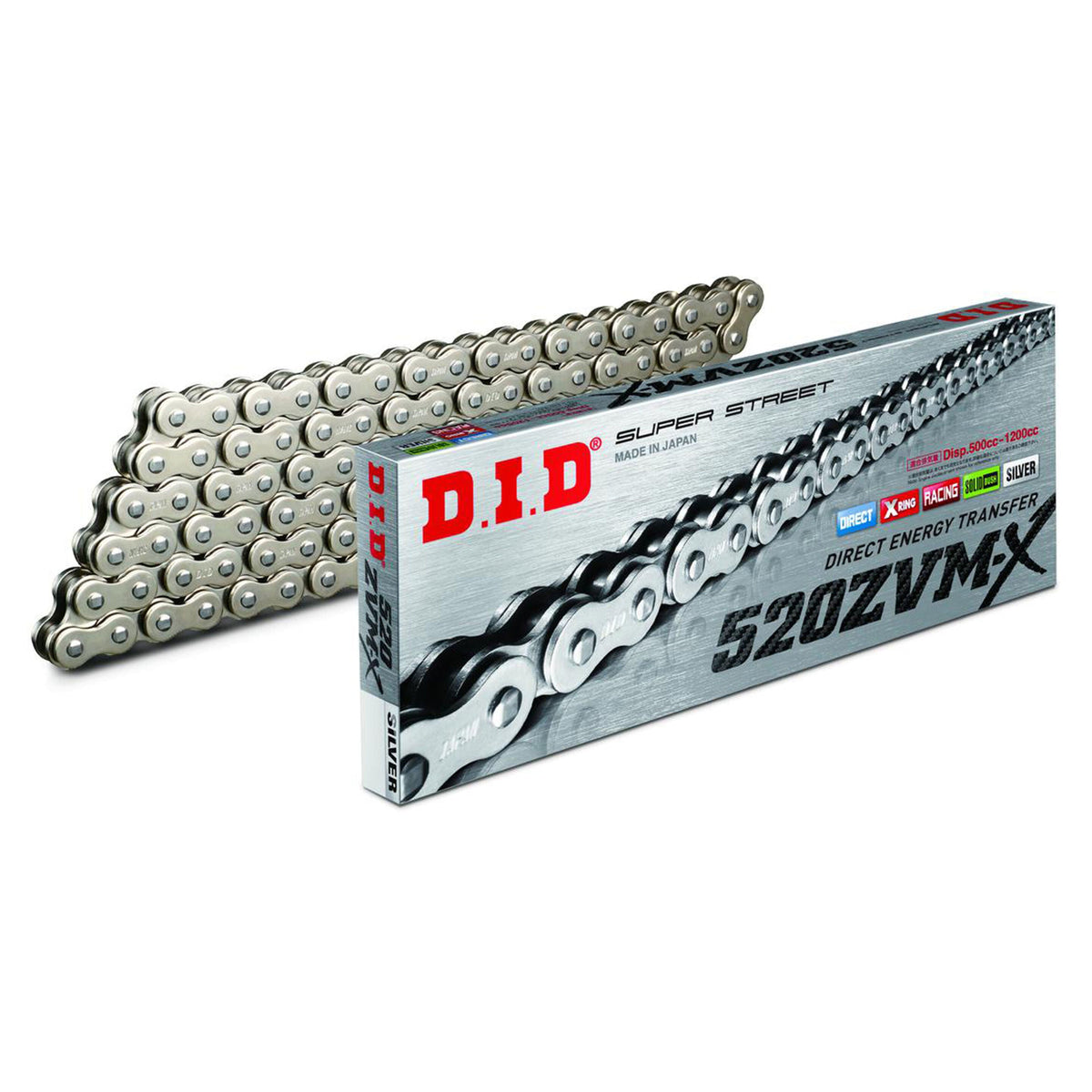 520ZVM-X  S&S  -120 ZB  SUPER STREET  X-RING  SILVER