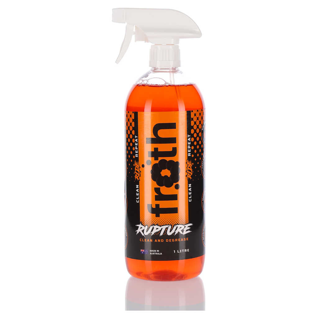 Froth Rupture Clean and Degrease Spray Bottle 1L