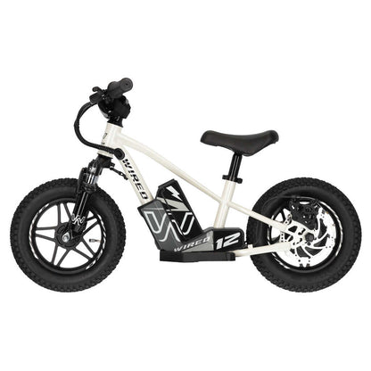 Wired Bikes Electric Balance Bike - Mk II - 12" - Pearl White