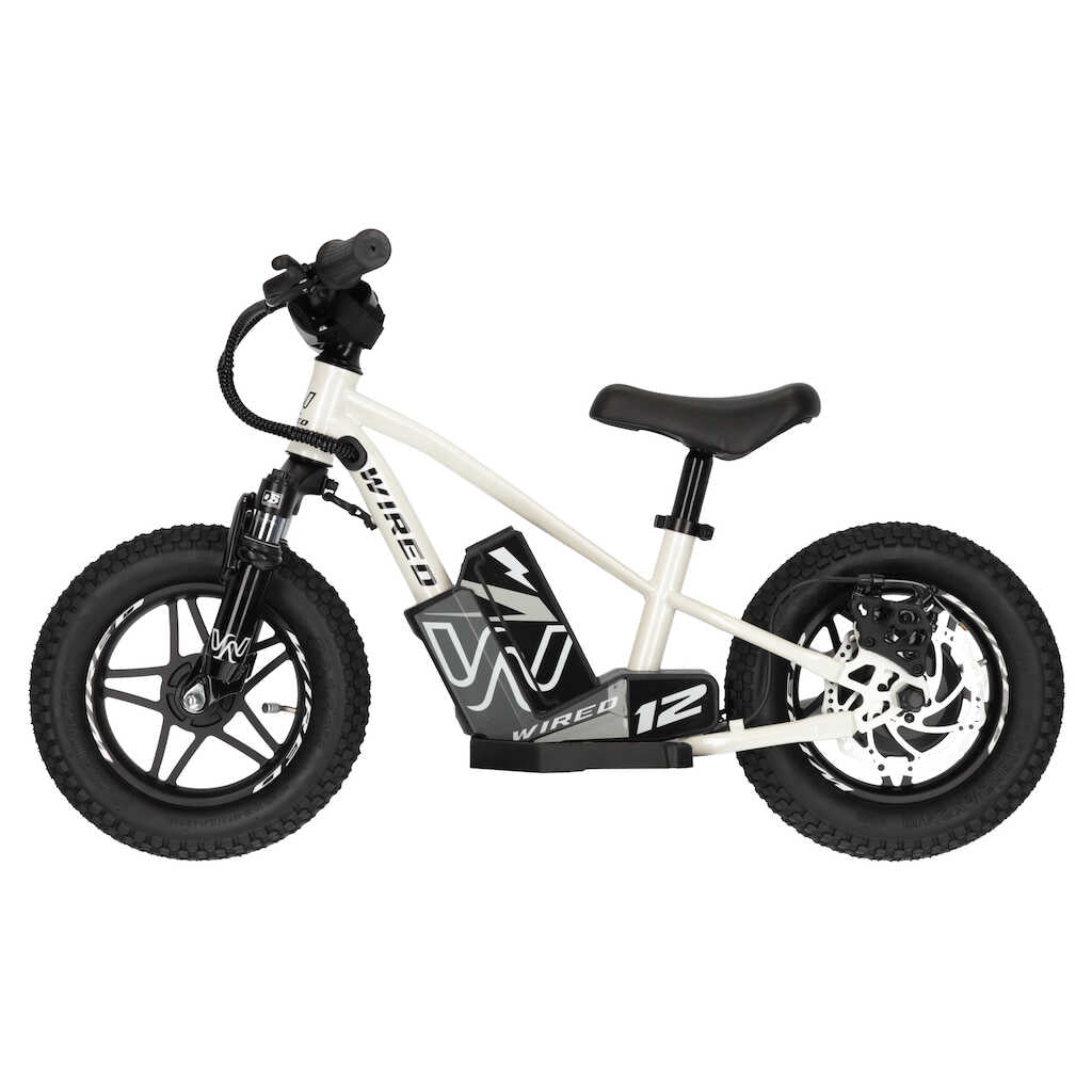 Wired Bikes Electric Balance Bike - Mk II - 12" - Pearl White