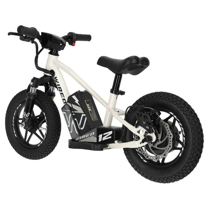 Wired Bikes Electric Balance Bike - Mk II - 12" - Pearl White