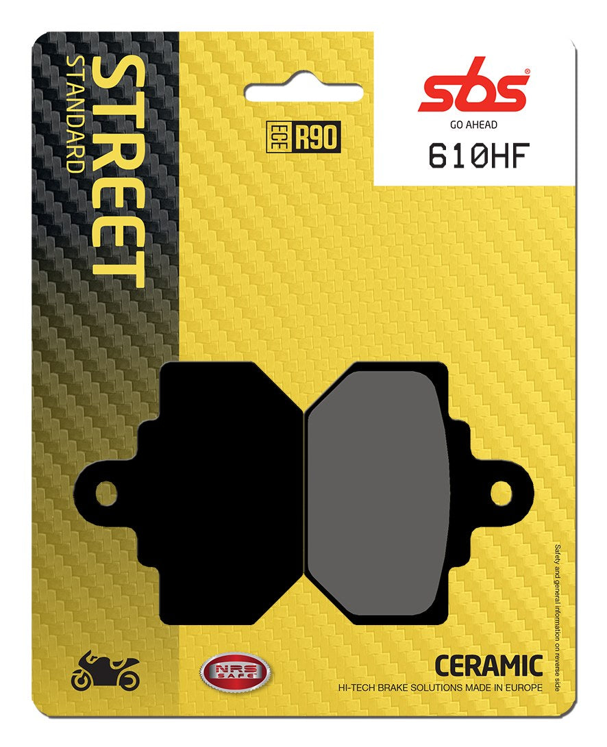 SBS FRICTION - Ceramic Front / Rear Brake Pads - 610HF-