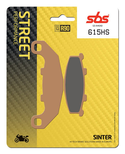 SBS FRICTION - Sinter Front Brake Pads - 615HS-