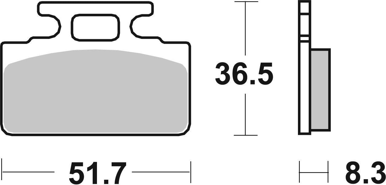 SBS FRICTION - Ceramic Front / Rear Brake Pads (SBS 110) - 618HF-