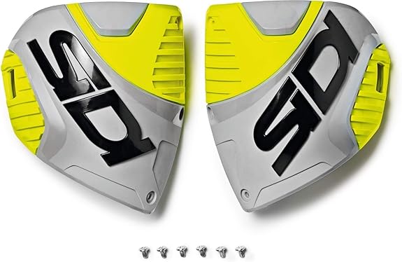 Spare Part - SIDI #132 Crossfire 2 Shin Plate - Grey/Yellow