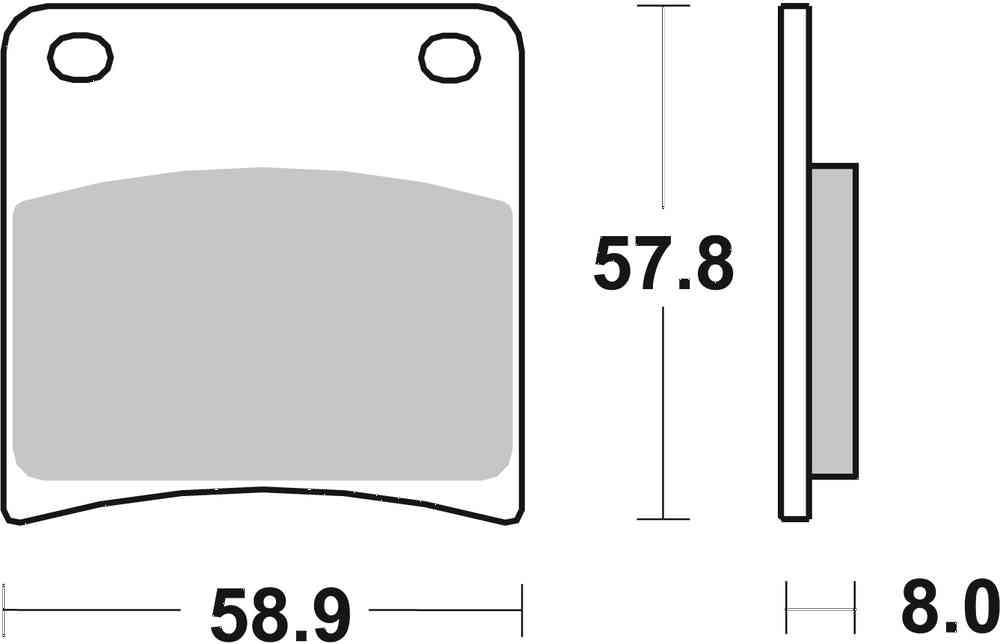 SBS FRICTION - Sinter Rear Brake Pads (BENDIX PACKAGING) - 620LS-