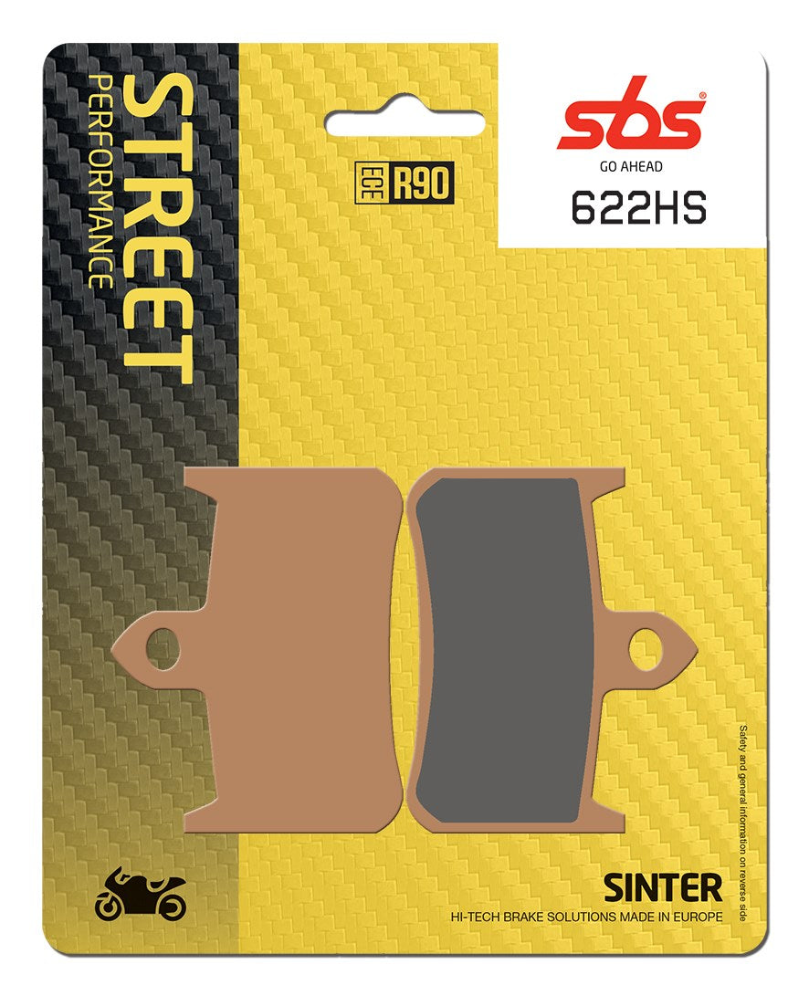 SBS FRICTION - Sinter Front Brake Pads - 622HS-