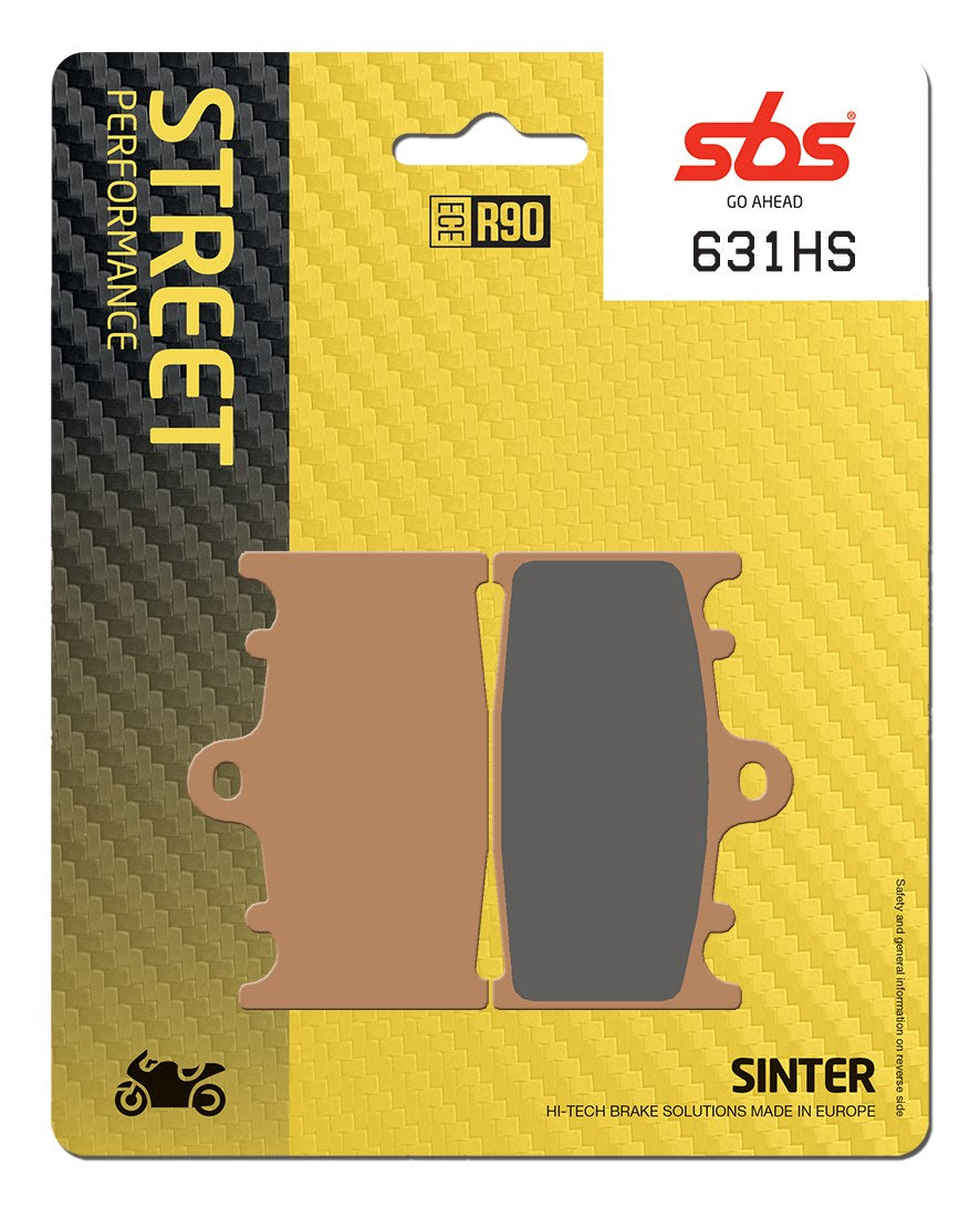 SBS FRICTION - Sinter Front Brake Pads - 631HS-