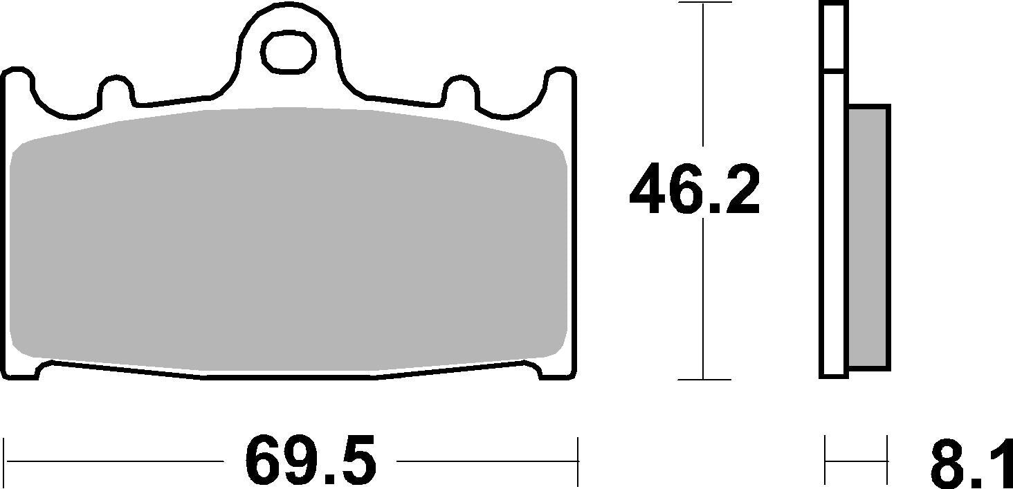 SBS FRICTION - Road Sport & Track Sinter Front Brake Pads - 631RST-
