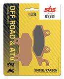 SBS FRICTION - Sinter Off Road Rear Brake Pads - 633SI-