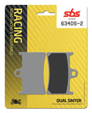 SBS FRICTION - Dual Sinter Front Racing Brake Pads - Moto2, 3 & WSBK SPEC (SBS 198) - 634DS2-