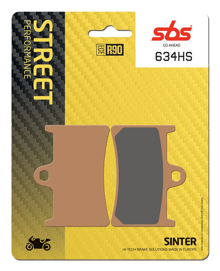 SBS FRICTION - Sinter Front Brake Pads (SBS 198) - 634HS-