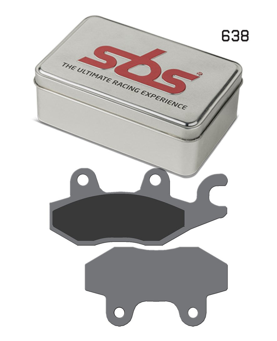 SBS FRICTION - Dual Sinter Front Racing Brake Pads - Moto2, 3 & WSBK SPEC (SBS 134) - 638DS-