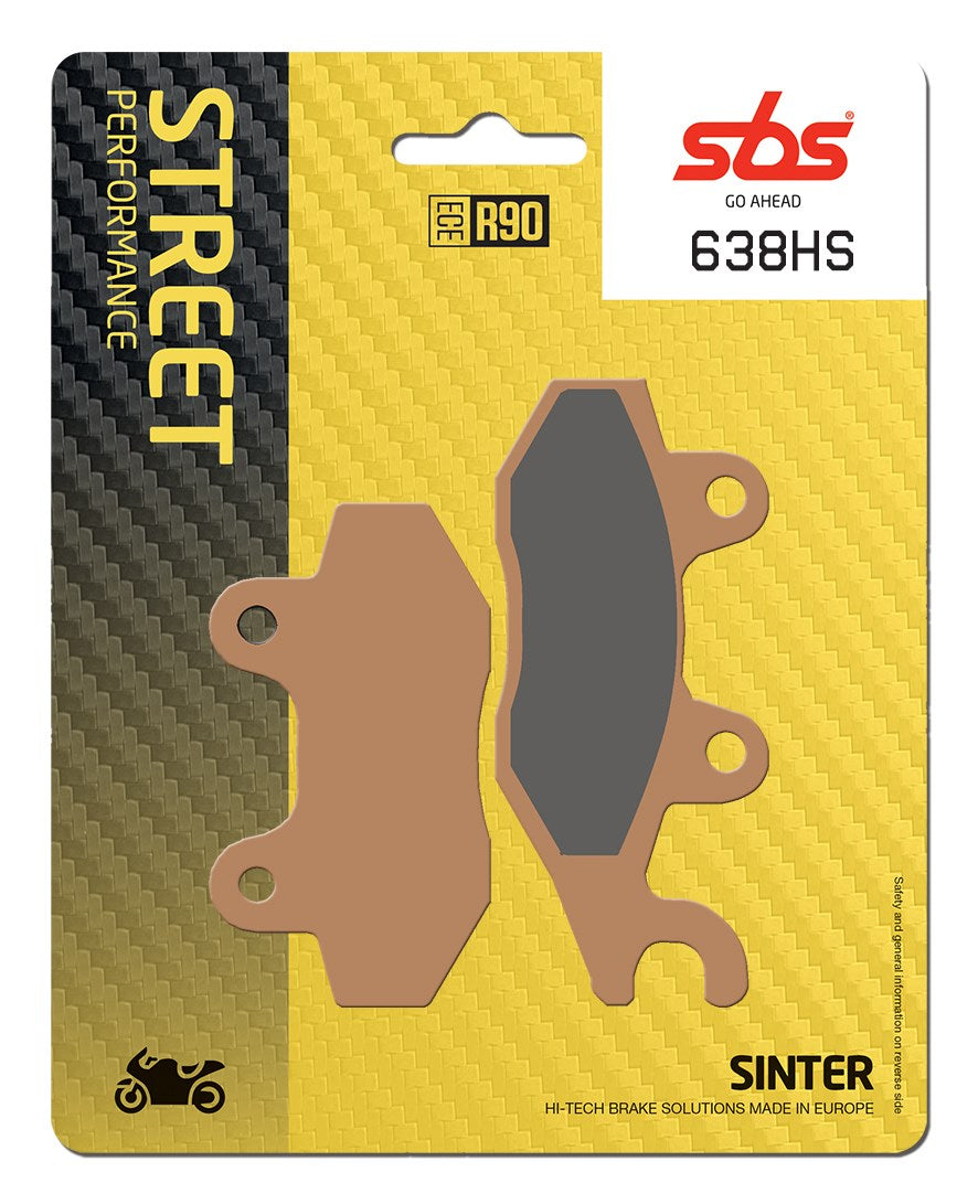 SBS FRICTION - Sinter Front Brake Pads (SBS 134) - 638HS-