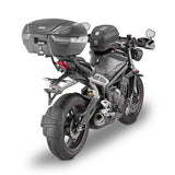 GIVI SPECIFIC REAR RACK - TRIUMPH STREET TRIPLE 660/765 17- 20 (NEEDS PLATE)