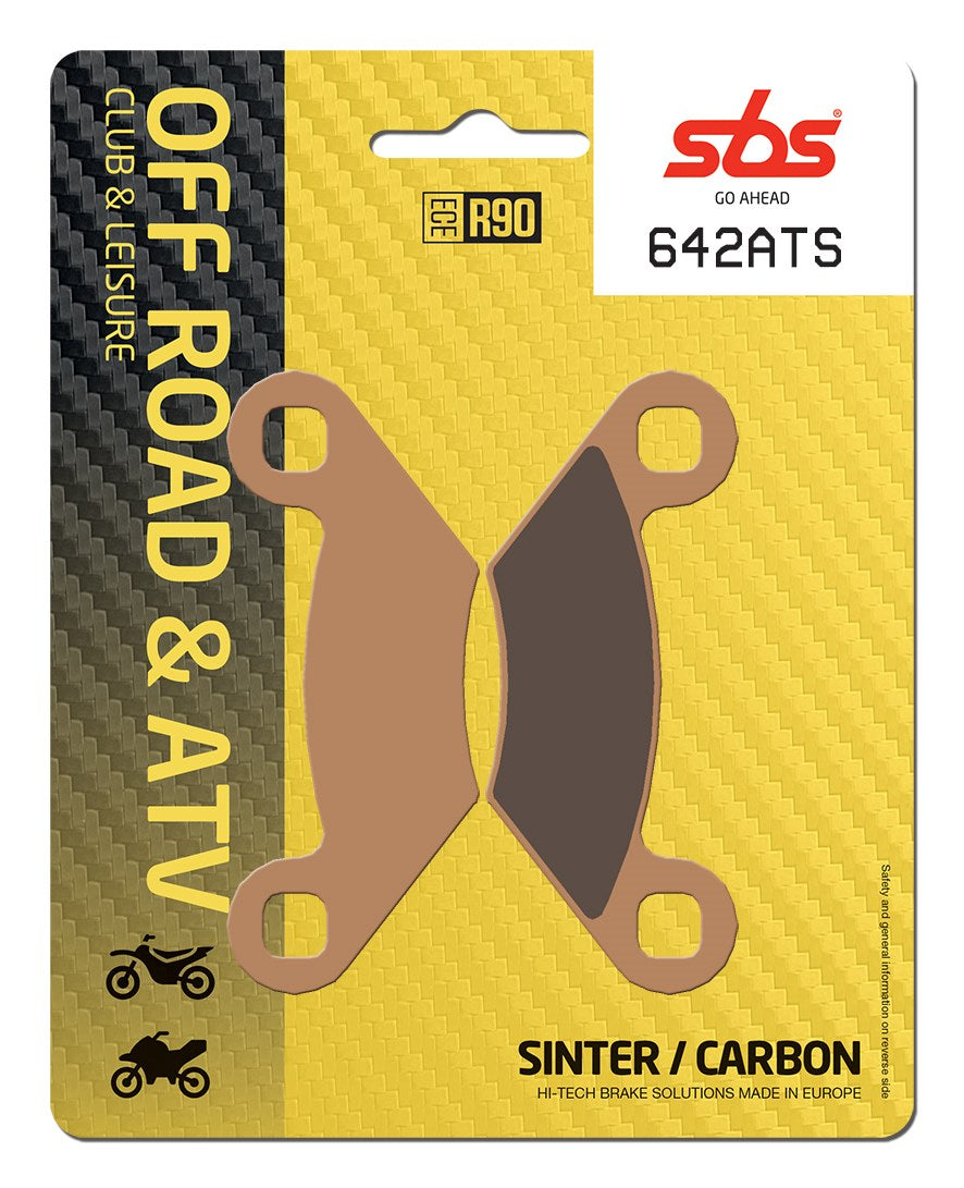 SBS FRICTION - Sinter Front / Rear ATV Brake Pads - 642ATS-