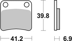 SBS FRICTION - Ceramic Front / Rear Brake Pads - 643HF-