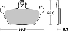 SBS FRICTION - Ceramic Front Brake Pads - 644HF-