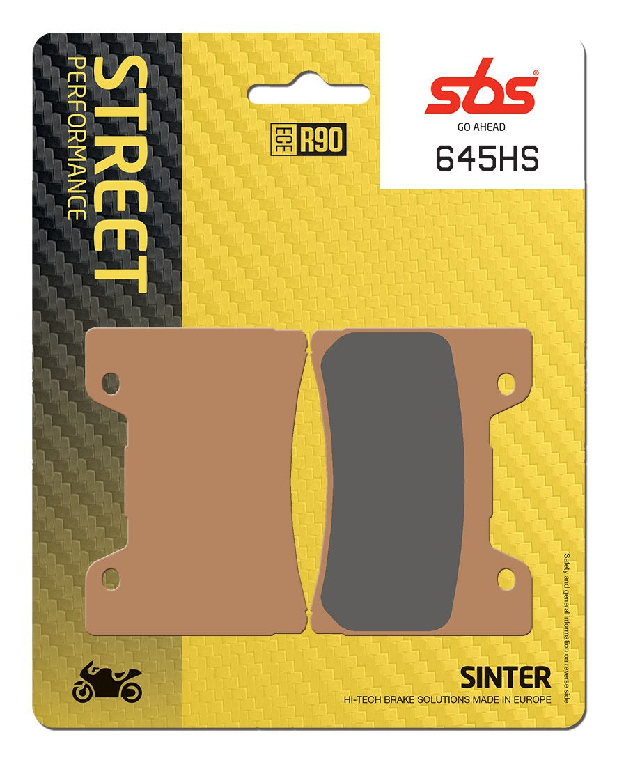SBS FRICTION - Sinter Front Brake Pads - 645HS-