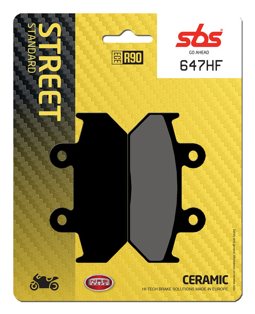 SBS FRICTION - Ceramic Front Brake Pads - 647HF-