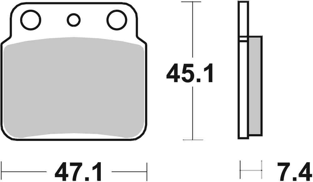 SBS FRICTION - Sinter Off Road Rear Brake Pads - 649SI-