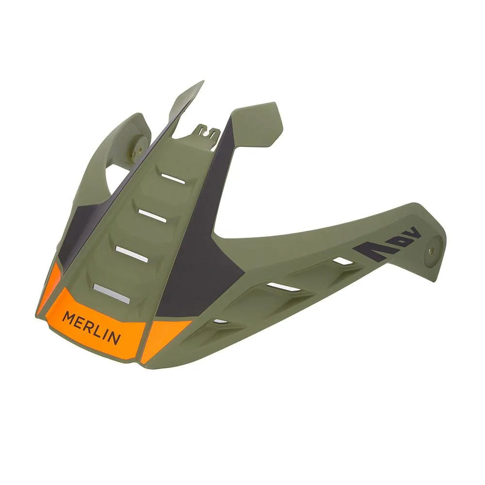 Merlin Torres Helmet Spares Peak Block Matt Green - 65-990-09