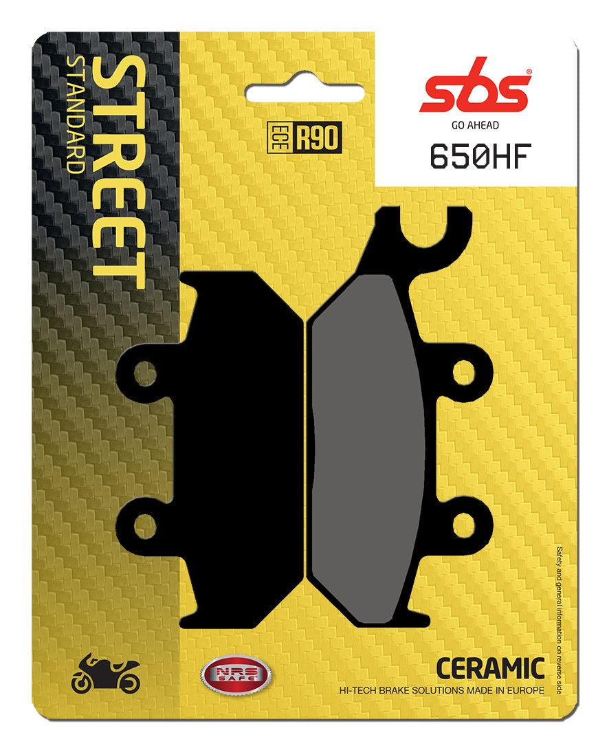 SBS FRICTION - Ceramic Front Brake Pads (SBS 137) - 650HF-