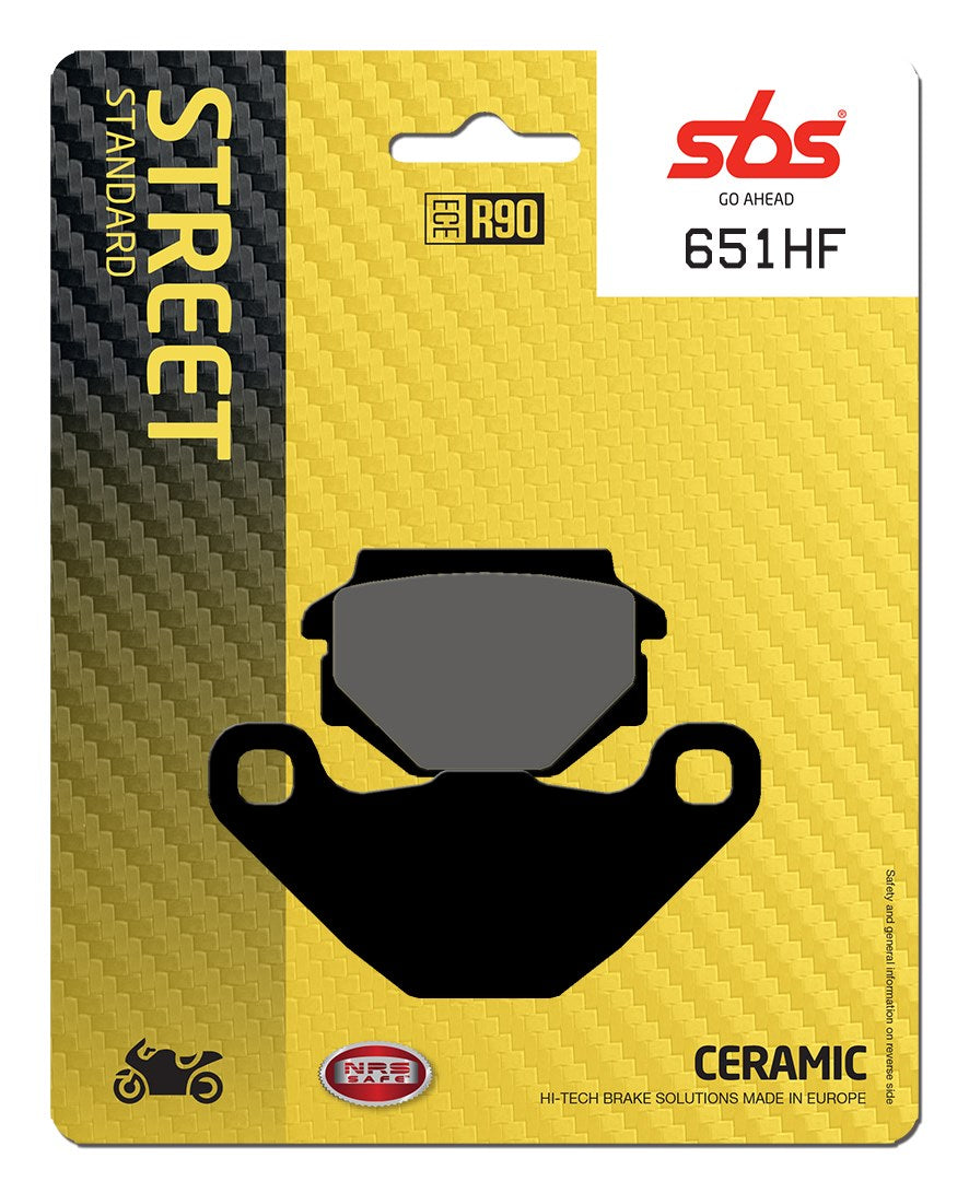 SBS FRICTION - Ceramic Rear Brake Pads (SBS 113) - 651HF-