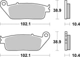 SBS FRICTION - Sinter Rear Brake Pads (SBS 181) - 654LS-