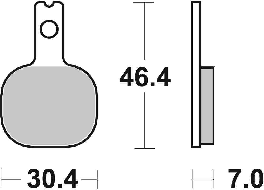 SBS FRICTION - Dual Carbon Front Brake Pads - (Track Use) - 655DC-