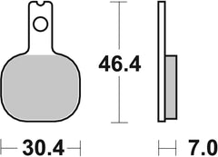 SBS FRICTION - Ceramic Front / Rear Brake Pads - 655HF-