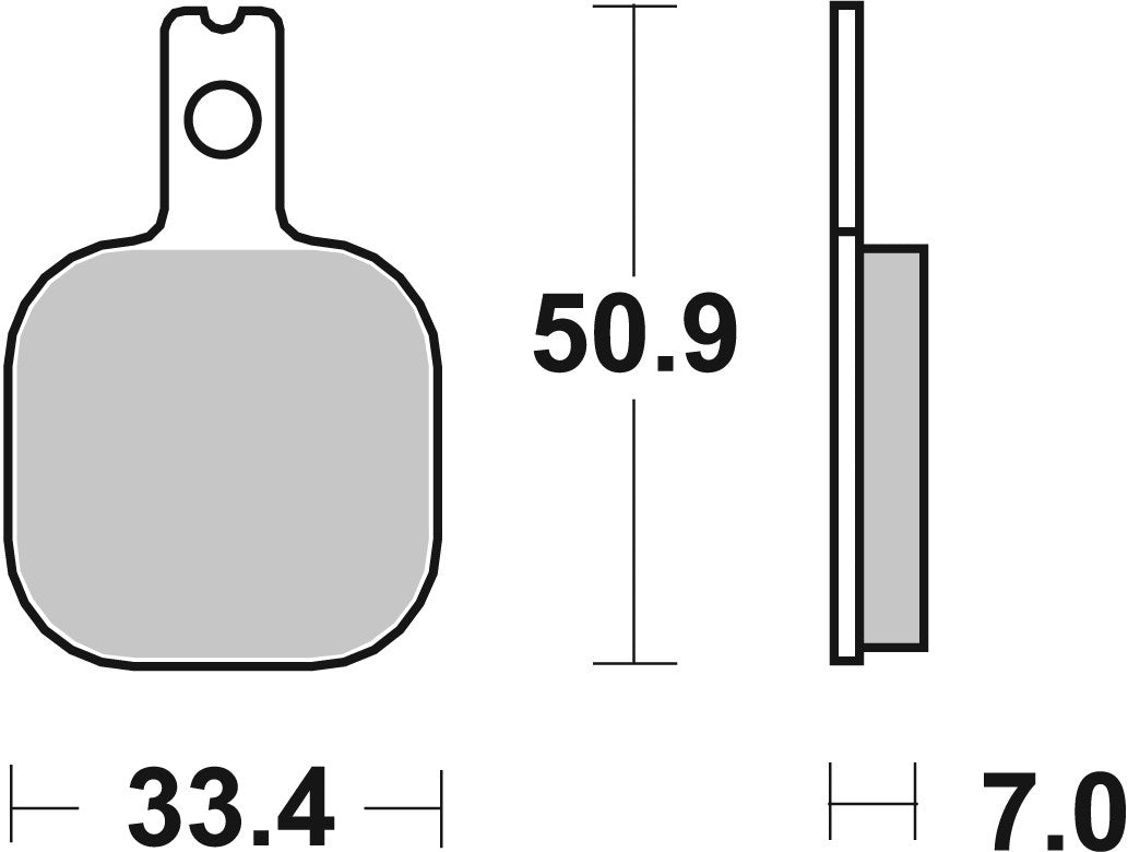 SBS FRICTION - Ceramic Front / Rear Brake Pads - 656HF-