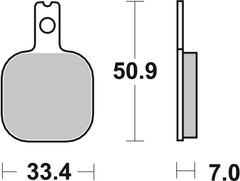 SBS FRICTION - Ceramic Front / Rear Brake Pads - 656HF-