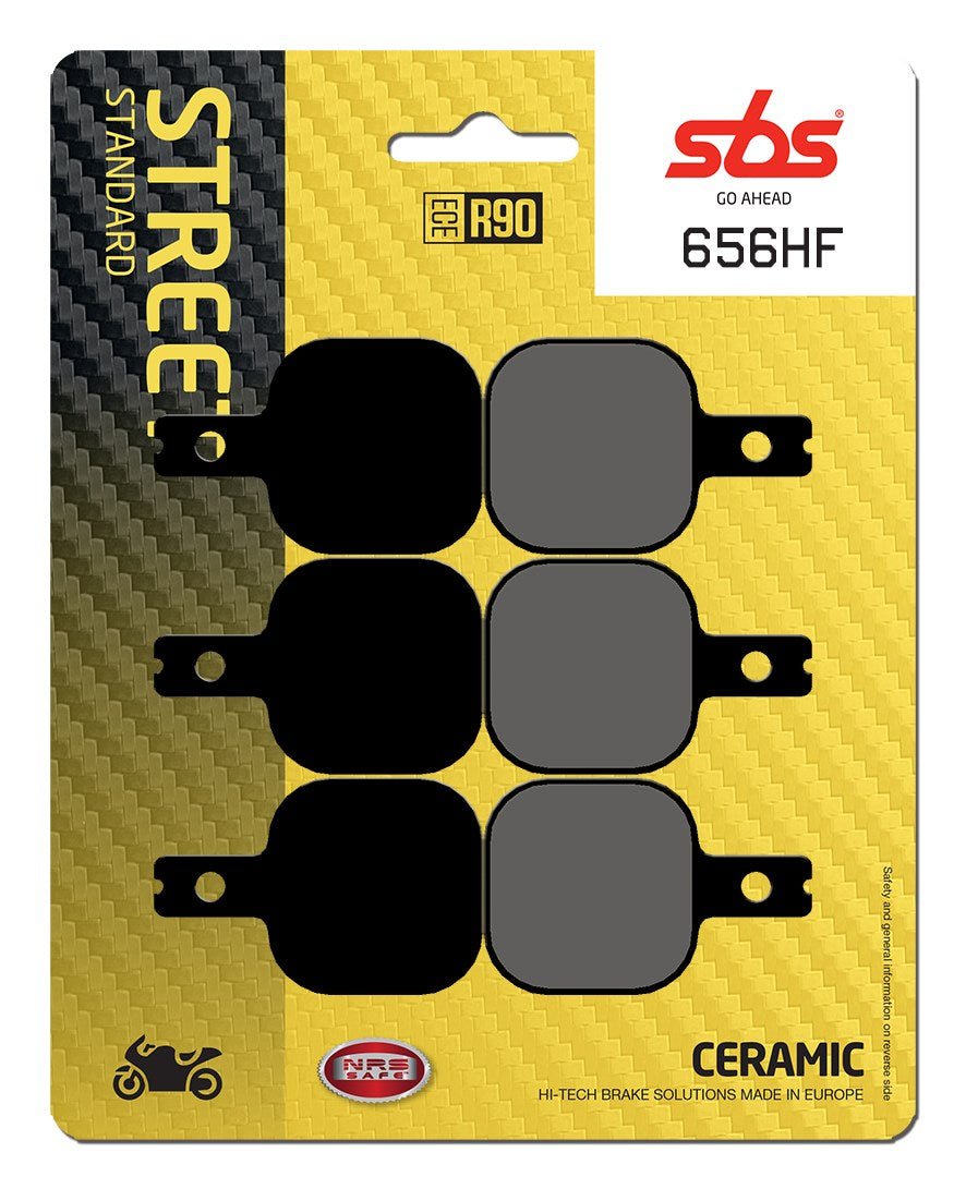 SBS FRICTION - Ceramic Front / Rear Brake Pads - 656HF-