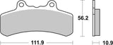 SBS FRICTION - Carbon Tech Front H-D Brake Pads - 658H.CT-