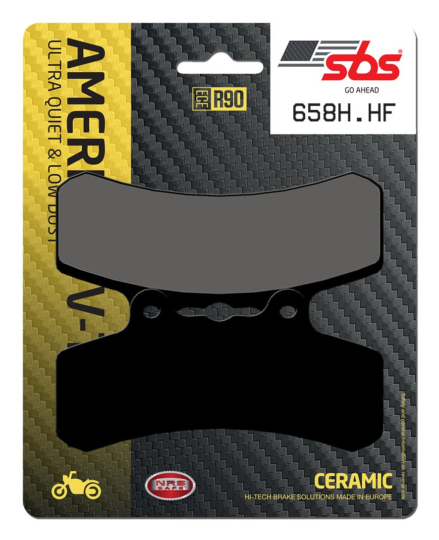 SBS FRICTION - Ceramic Front H-D Brake Pads - 658H.HF-